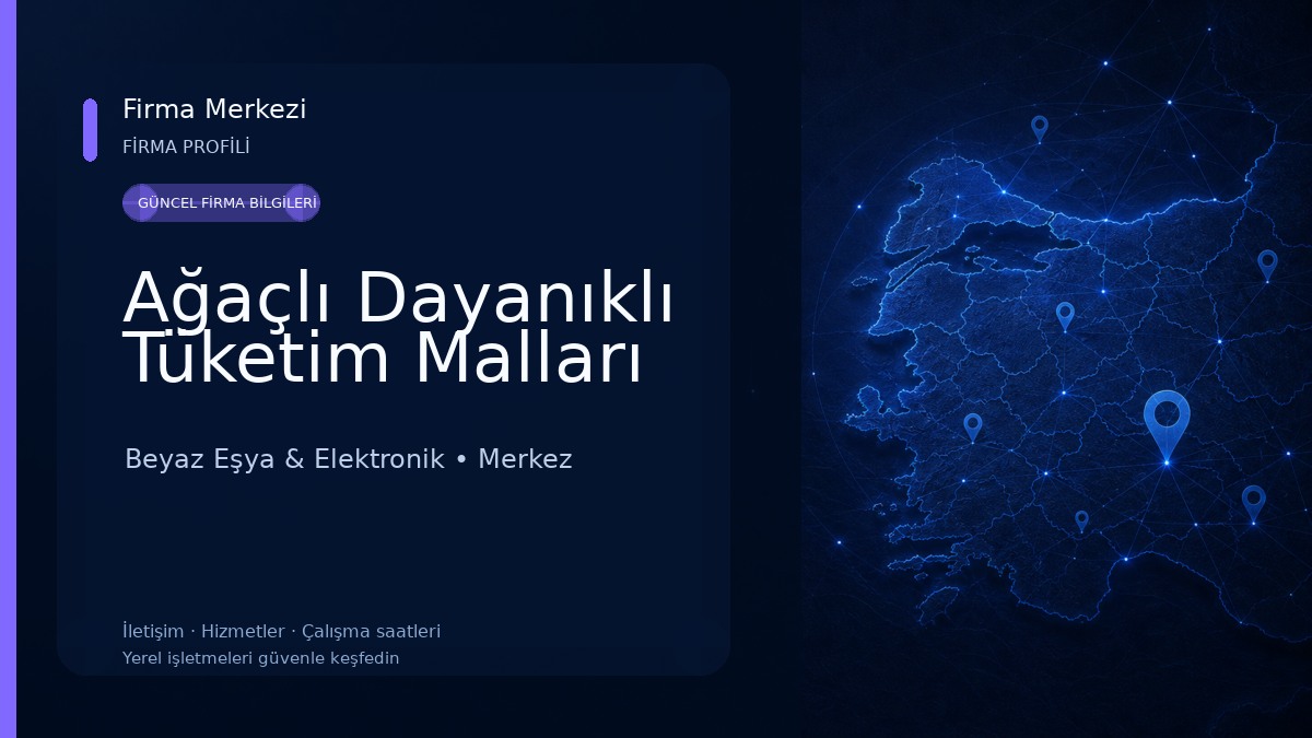Ağaçlı Dayanıklı Tüketim Malları Beyaz Eşya & Elektronik