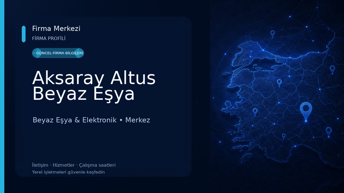 Aksaray Altus Beyaz Eşya Beyaz Eşya & Elektronik