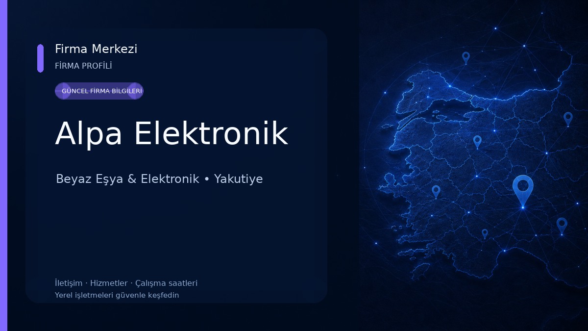Alpa Elektronik Beyaz Eşya & Elektronik