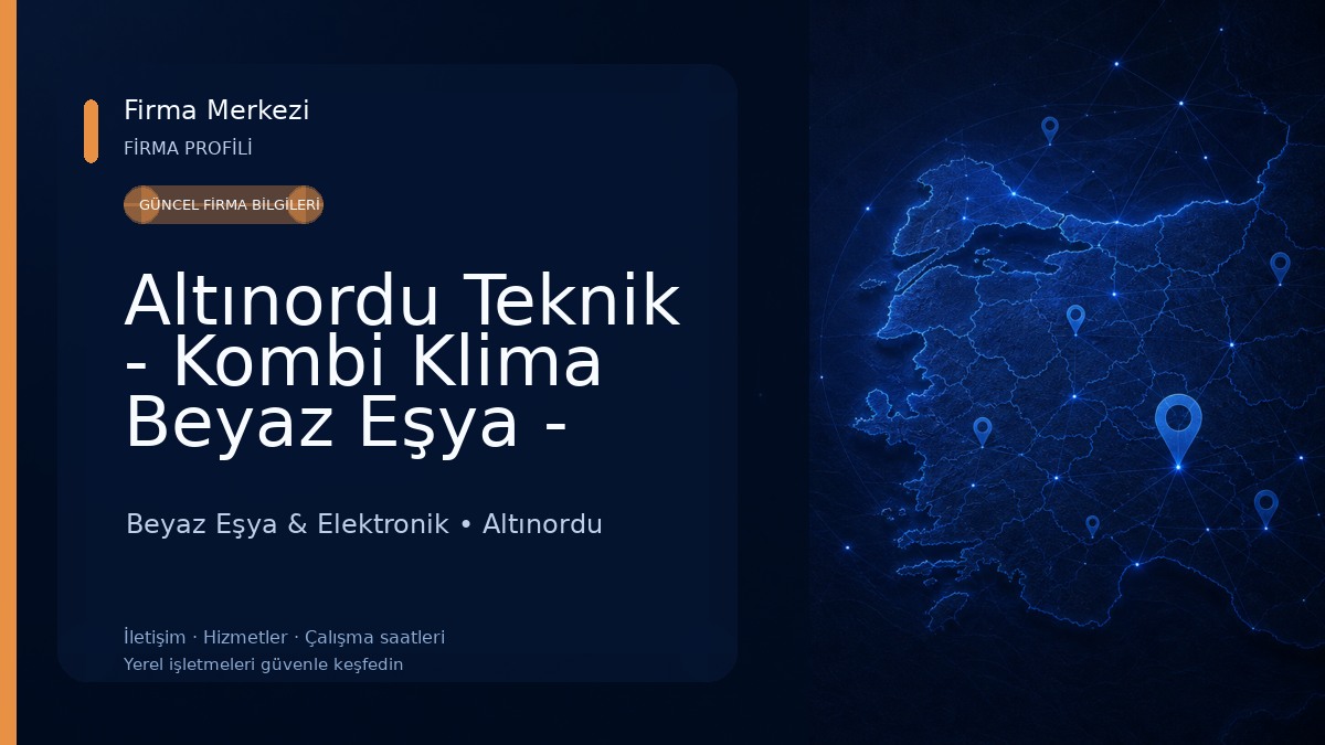 Altınordu Teknik - Kombi Klima Beyaz Eşya - Kart tamiri - TA7KRM 