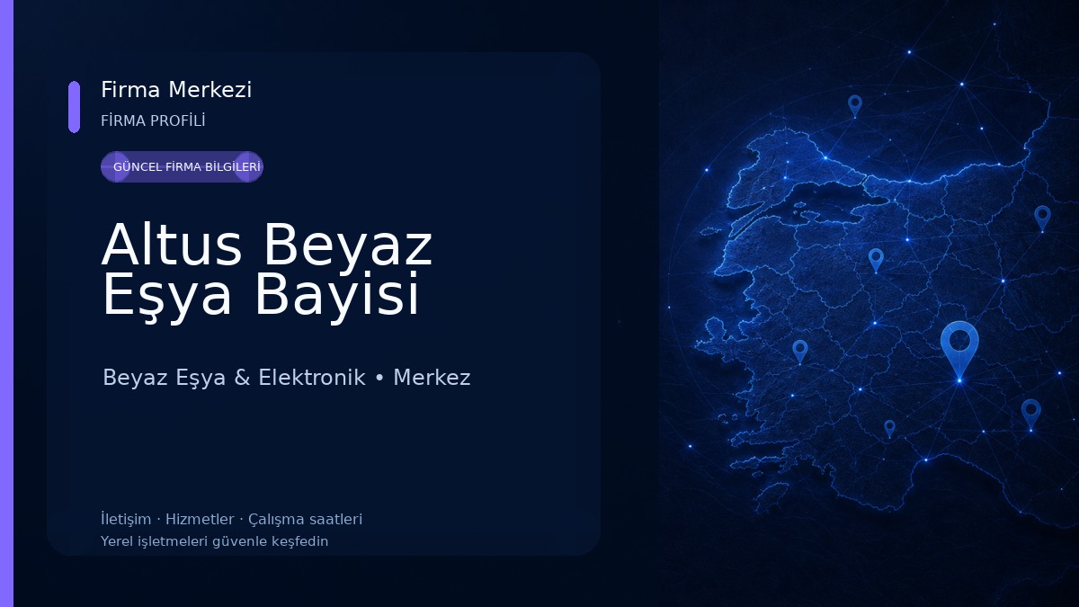 Altus Beyaz Eşya Bayisi Beyaz Eşya & Elektronik