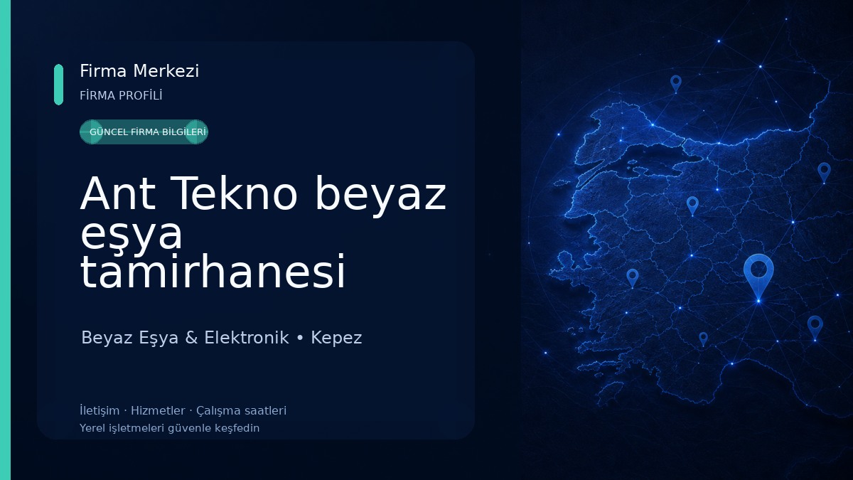 Ant Tekno beyaz eşya tamirhanesi Beyaz Eşya & Elektronik