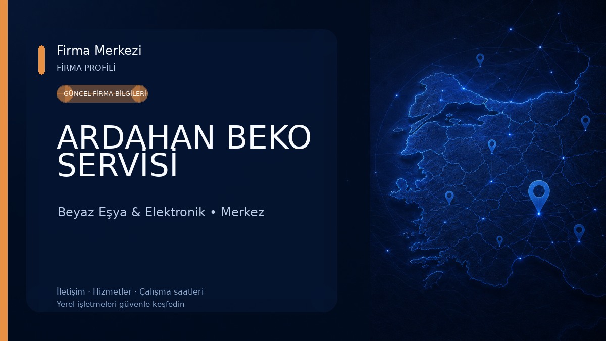 ARDAHAN BEKO SERVİSİ Beyaz Eşya & Elektronik