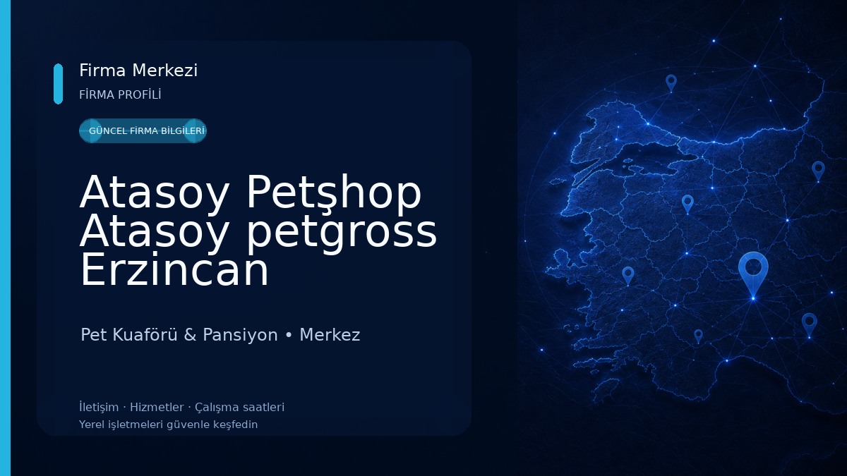 Atasoy Petşhop Atasoy petgross Erzincan Pet Kuaförü & Pansiyon