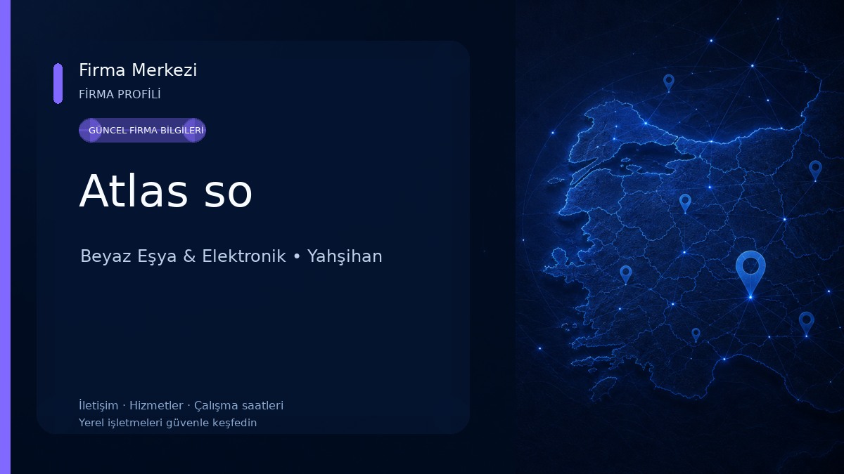 Atlas so Beyaz Eşya & Elektronik
