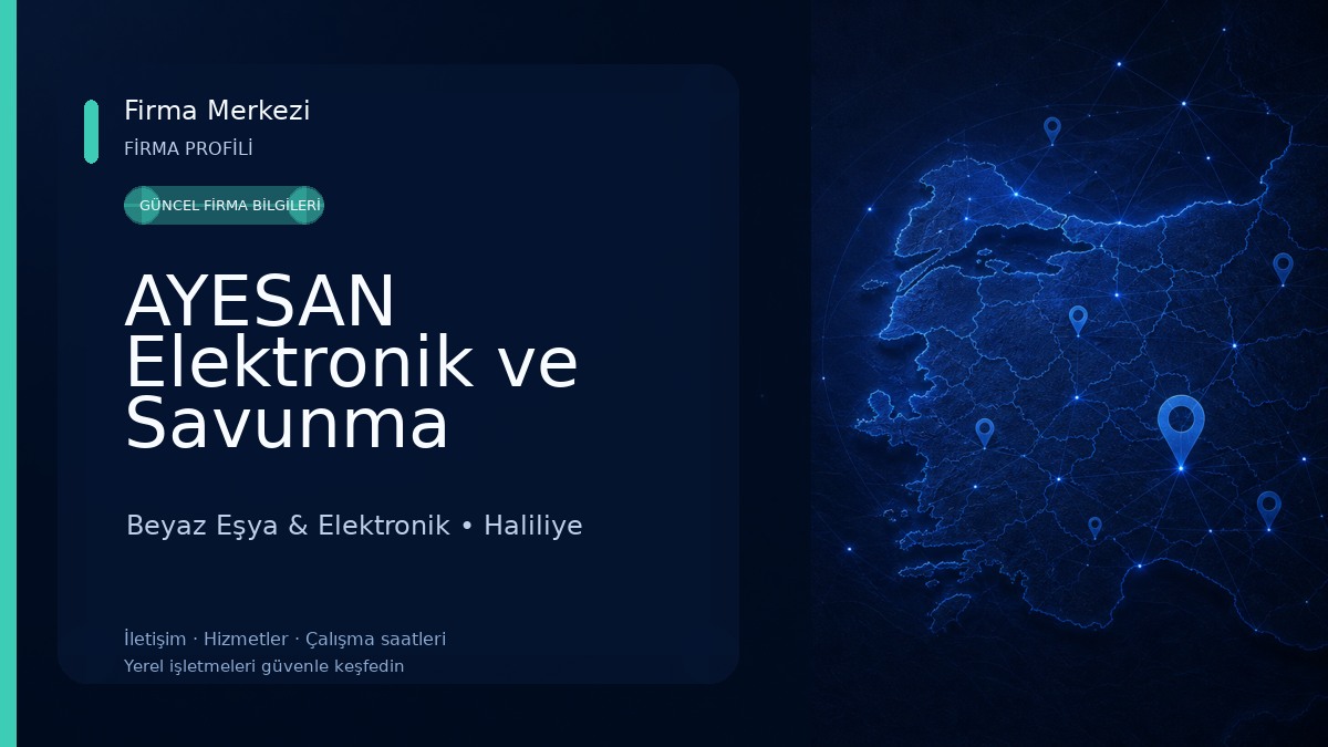 AYESAN Elektronik ve Savunma Teknolojileri Beyaz Eşya & Elektronik