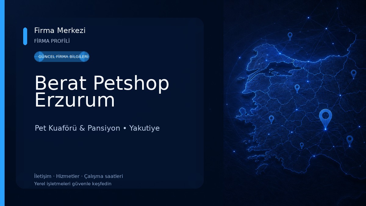 Berat Petshop Erzurum 