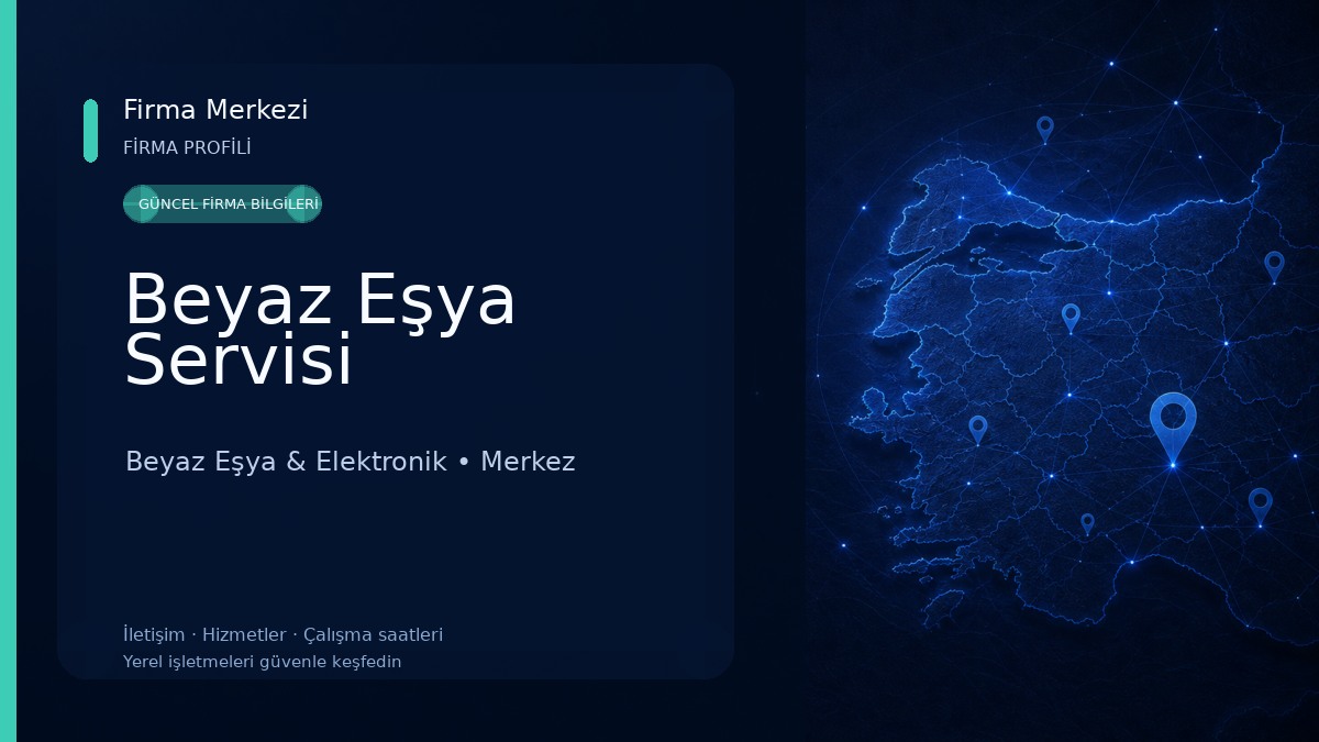 Beyaz Eşya Servisi Beyaz Eşya & Elektronik