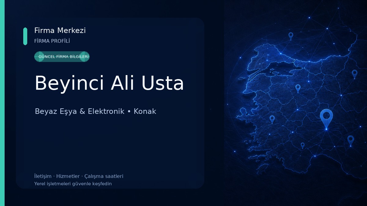 Beyinci Ali Usta Beyaz Eşya & Elektronik