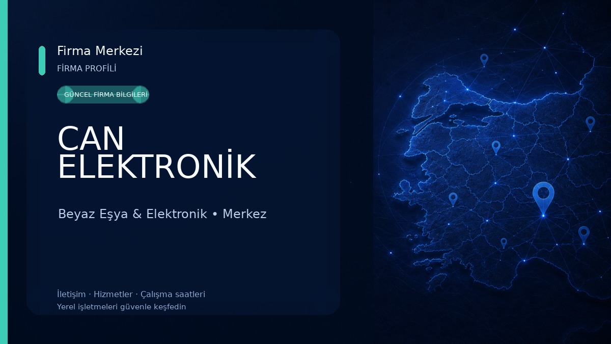 CAN ELEKTRONİK Beyaz Eşya & Elektronik