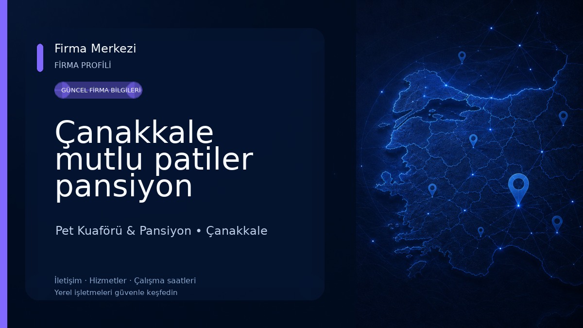Çanakkale mutlu patiler pansiyon Pet Kuaförü & Pansiyon