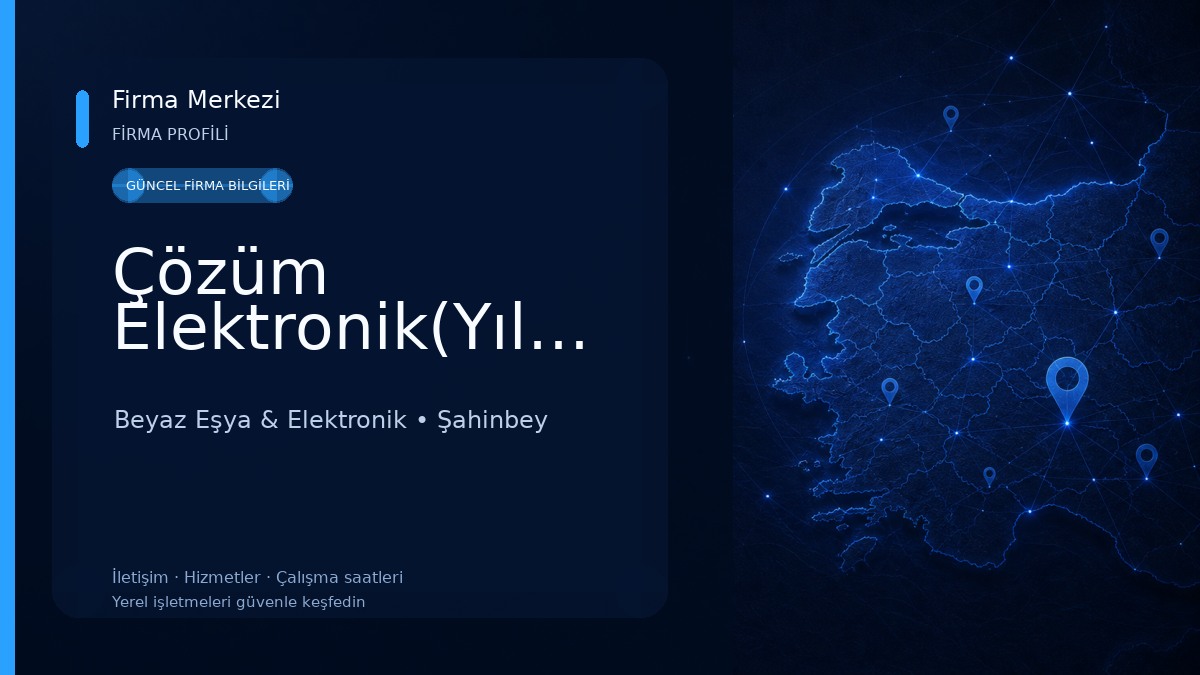 Çözüm Elektronik(Yılmaz) Beyaz Eşya & Elektronik