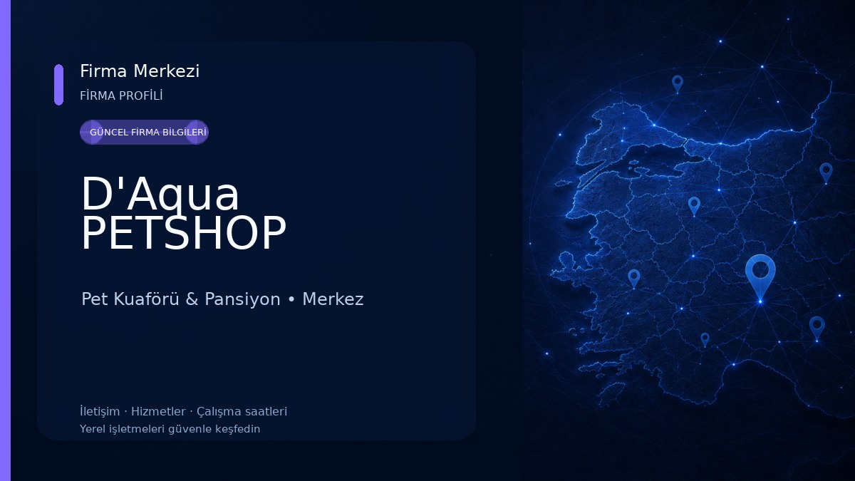 D'Aqua PETSHOP Pet Kuaförü & Pansiyon
