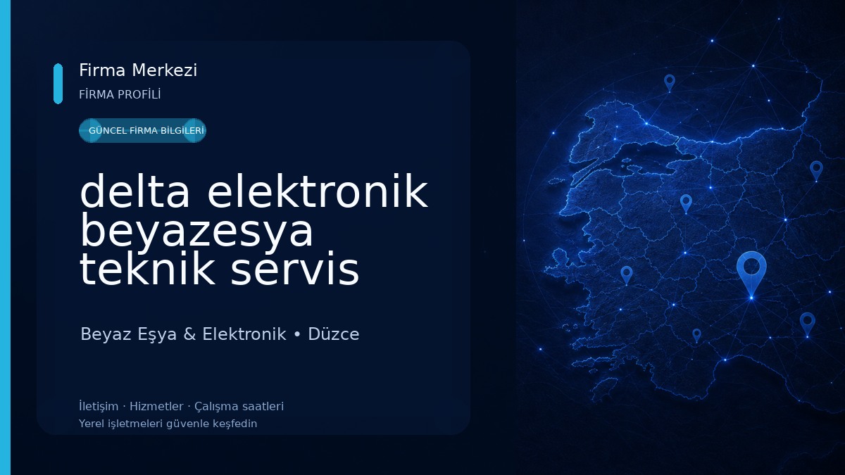 delta elektronik beyazesya teknik servis Beyaz Eşya & Elektronik