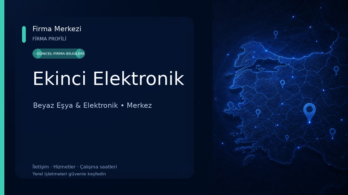 Ekinci Elektronik Beyaz Eşya & Elektronik