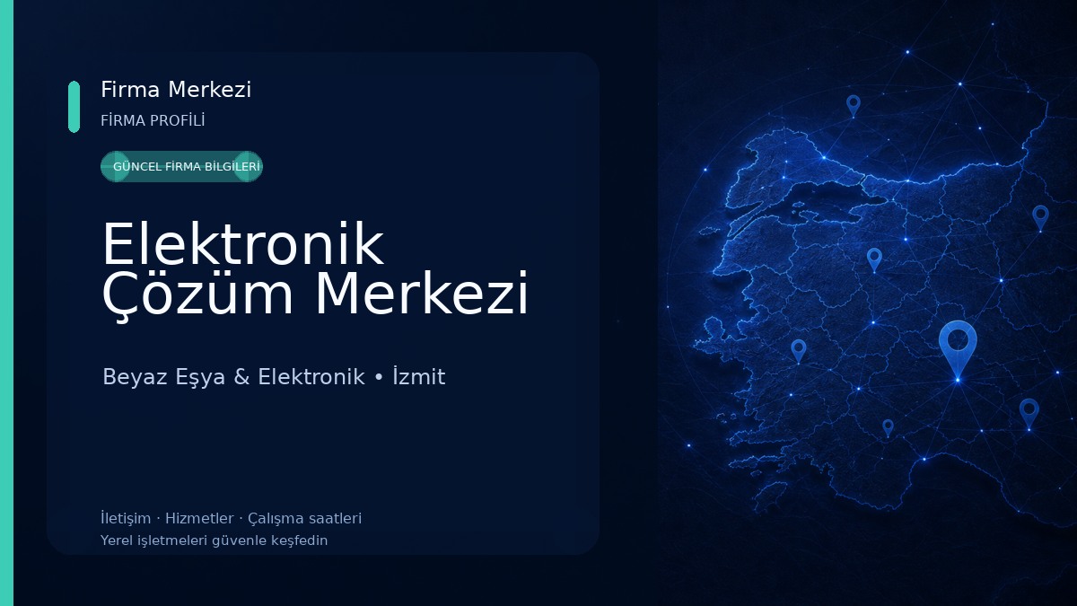 Elektronik Çözüm Merkezi Beyaz Eşya & Elektronik