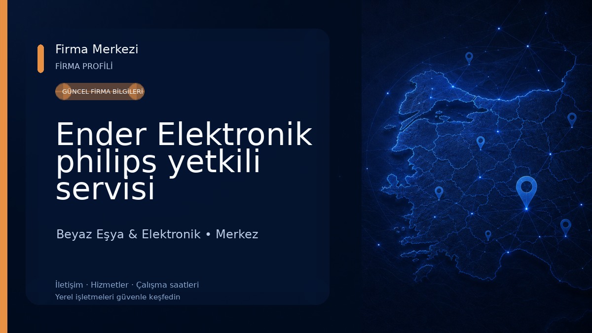 Ender Elektronik philips yetkili servisi Beyaz Eşya & Elektronik