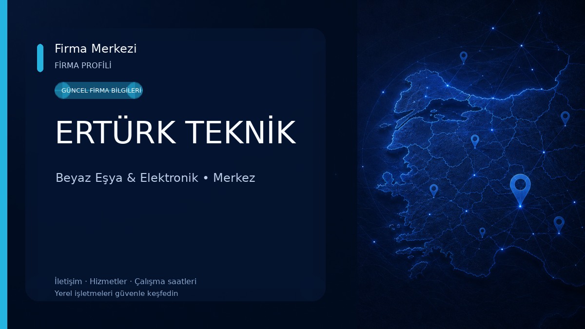 ERTÜRK TEKNİK Beyaz Eşya & Elektronik