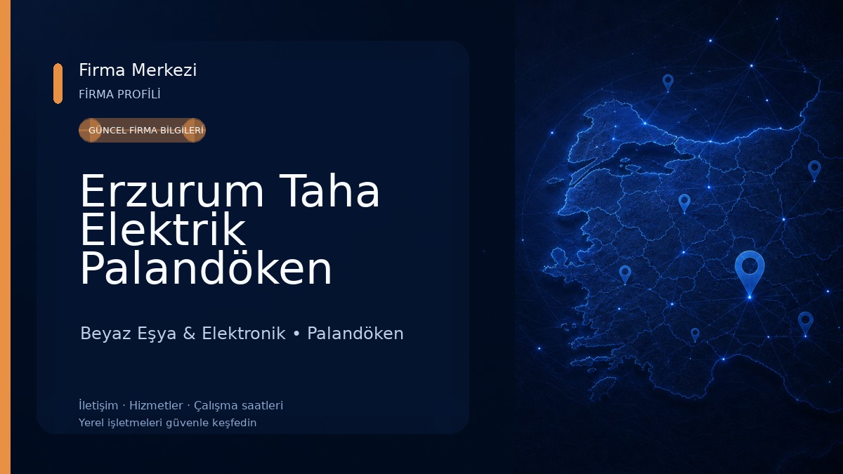 Erzurum Taha Elektrik Palandöken Beyaz Eşya & Elektronik