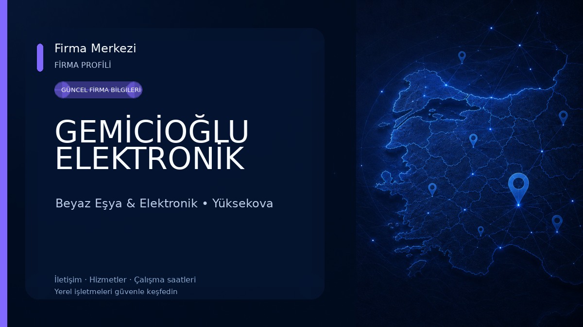 GEMİCİOĞLU ELEKTRONİK Beyaz Eşya & Elektronik