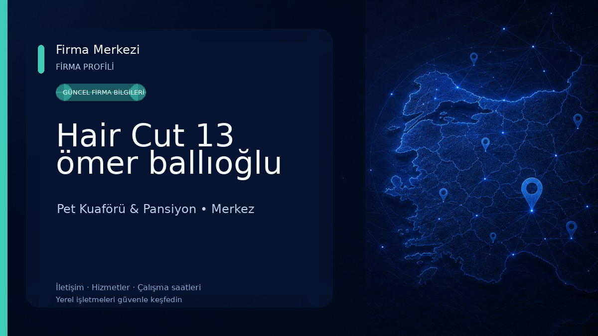 Hair Cut 13 ömer ballıoğlu Pet Kuaförü & Pansiyon