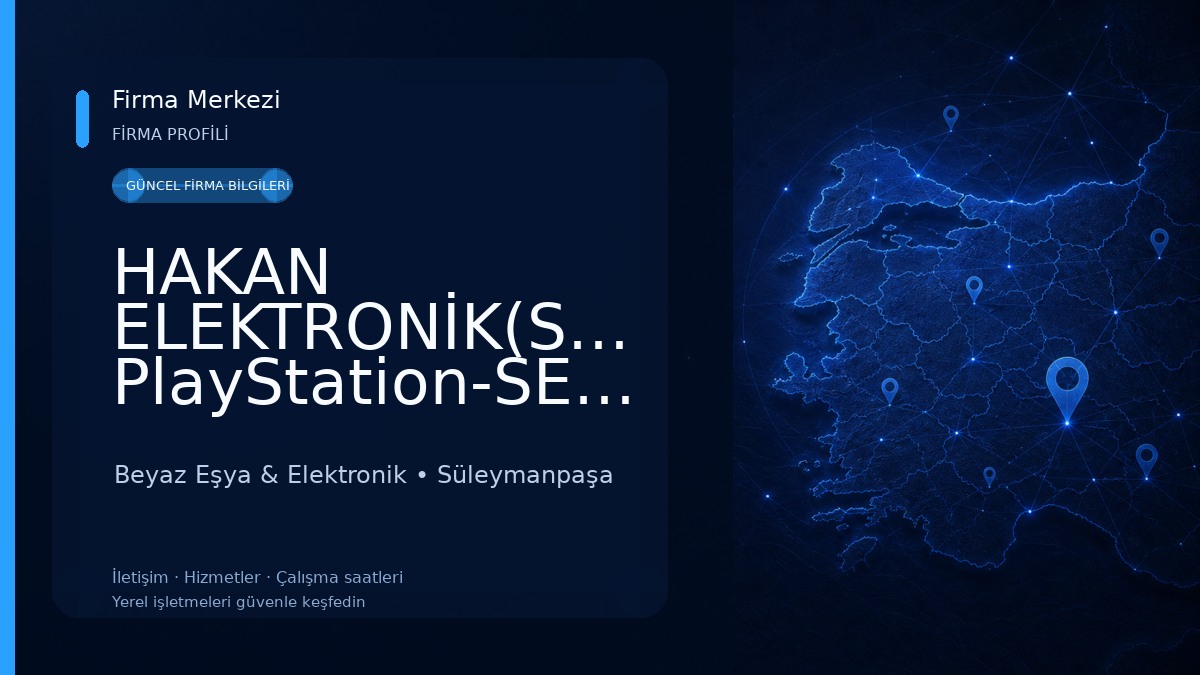 HAKAN ELEKTRONİK(SUNNY-AXEN-Hİ-LEVEL-AWOX-SONY PlayStation-SEGWAY-Ninebot-PİLSAN-DOLU-ALİŞ AKÜLÜ ARABA -SCOOTER SERVİS Beyaz Eşya & Elektronik