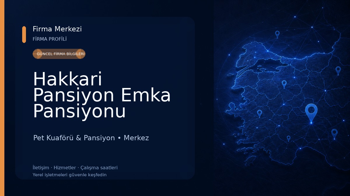 Hakkari Pansiyon Emka Pansiyonu Pet Kuaförü & Pansiyon