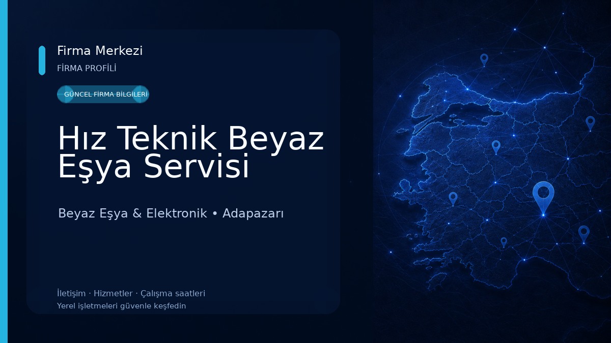 Hız Teknik Beyaz Eşya Servisi Beyaz Eşya & Elektronik