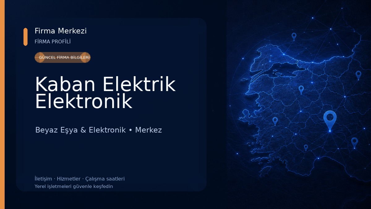 Kaban Elektrik Elektronik Beyaz Eşya & Elektronik