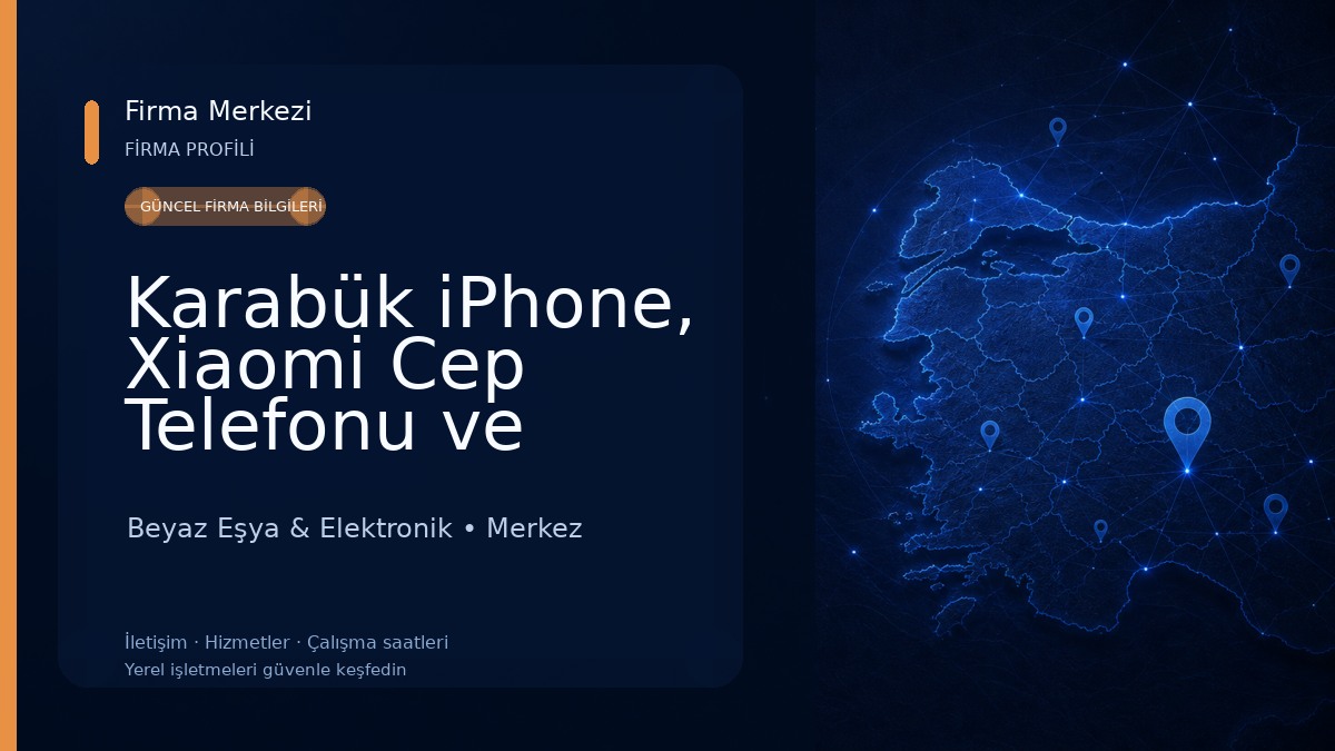Karabük iPhone, Xiaomi Cep Telefonu ve Robot Süpürge Teknik Servisi Beyaz Eşya & Elektronik