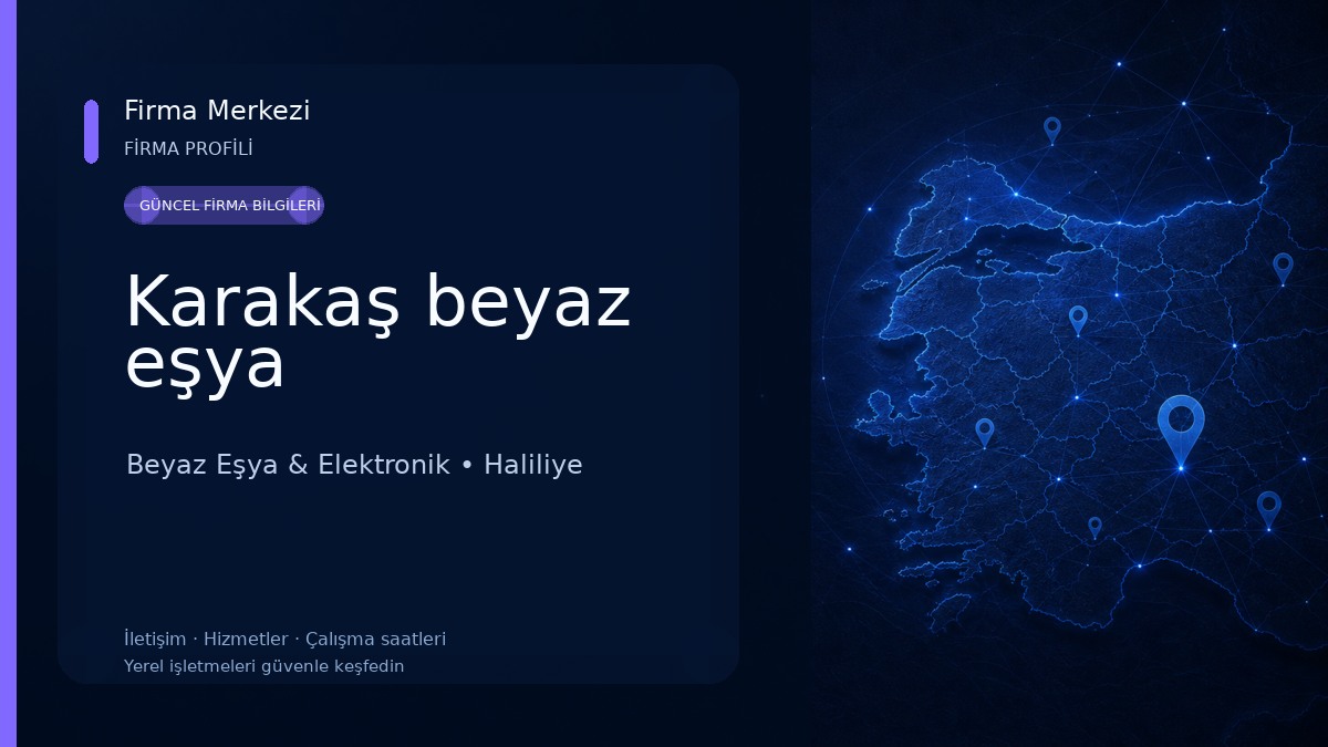 Karakaş beyaz eşya Beyaz Eşya & Elektronik