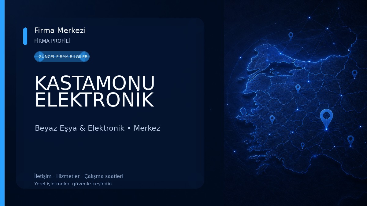 KASTAMONU ELEKTRONİK Beyaz Eşya & Elektronik