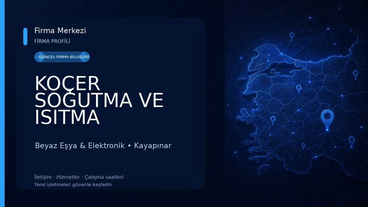 KOÇER SOĞUTMA VE ISITMA Beyaz Eşya & Elektronik