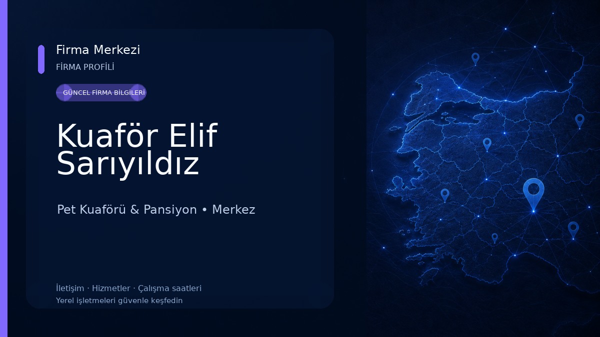 Kuaför Elif Sarıyıldız Pet Kuaförü & Pansiyon
