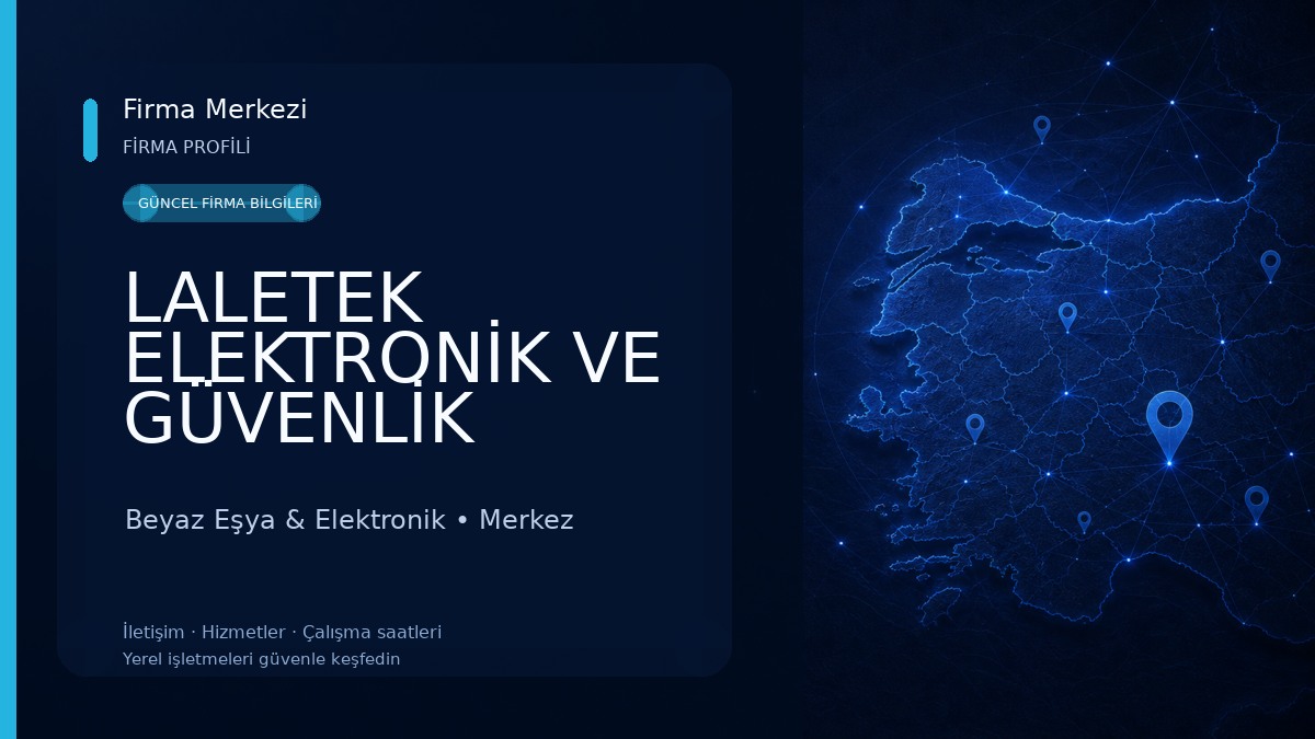 LALETEK ELEKTRONİK VE GÜVENLİK SİSTEMLERİ KAMERA ,ALARM Beyaz Eşya & Elektronik