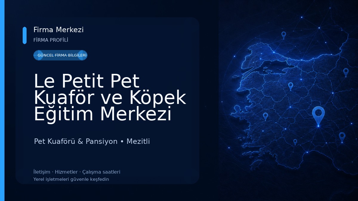 Le Petit Pet Kuaför ve Köpek Eğitim Merkezi Pet Kuaförü & Pansiyon