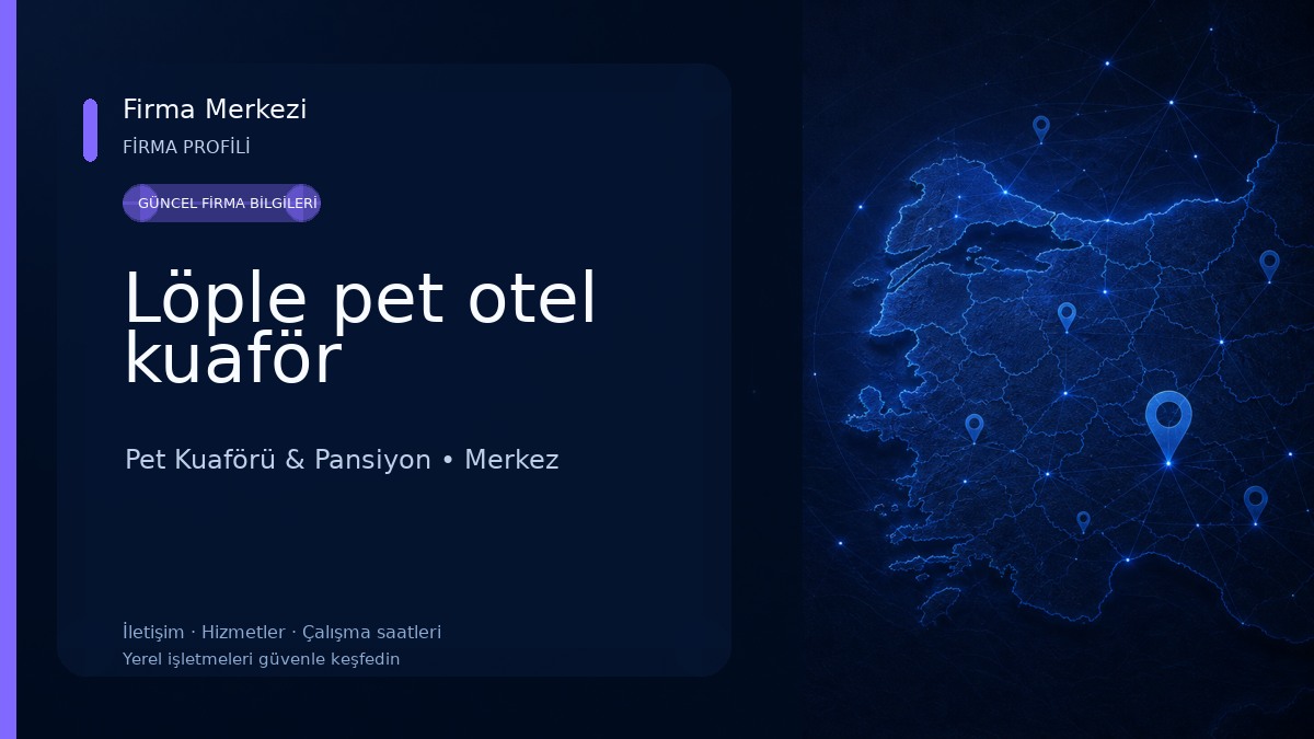 Löple pet otel kuaför Pet Kuaförü & Pansiyon