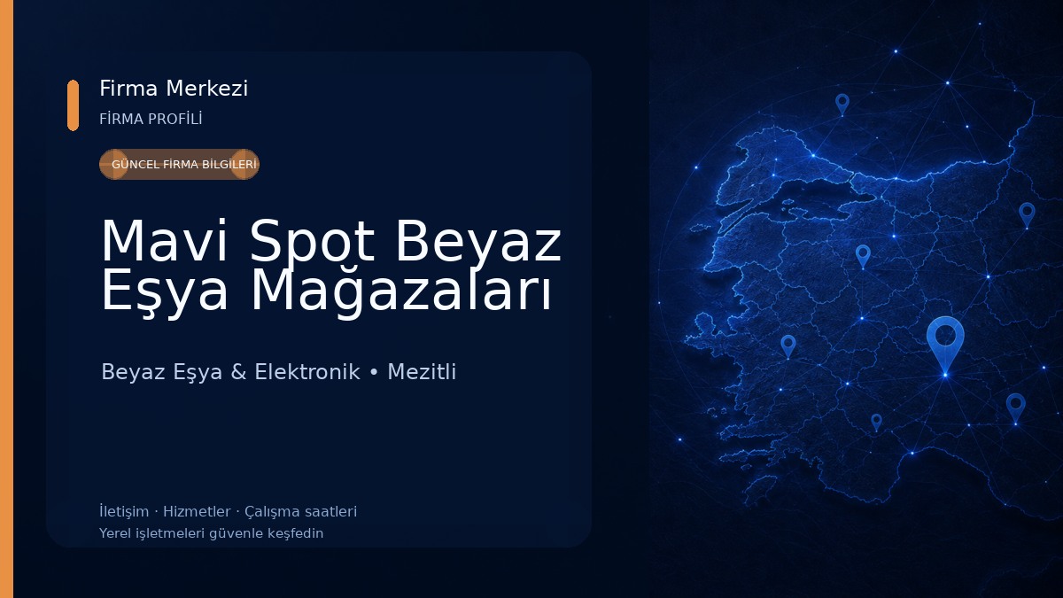 Mavi Spot Beyaz Eşya Mağazaları Beyaz Eşya & Elektronik