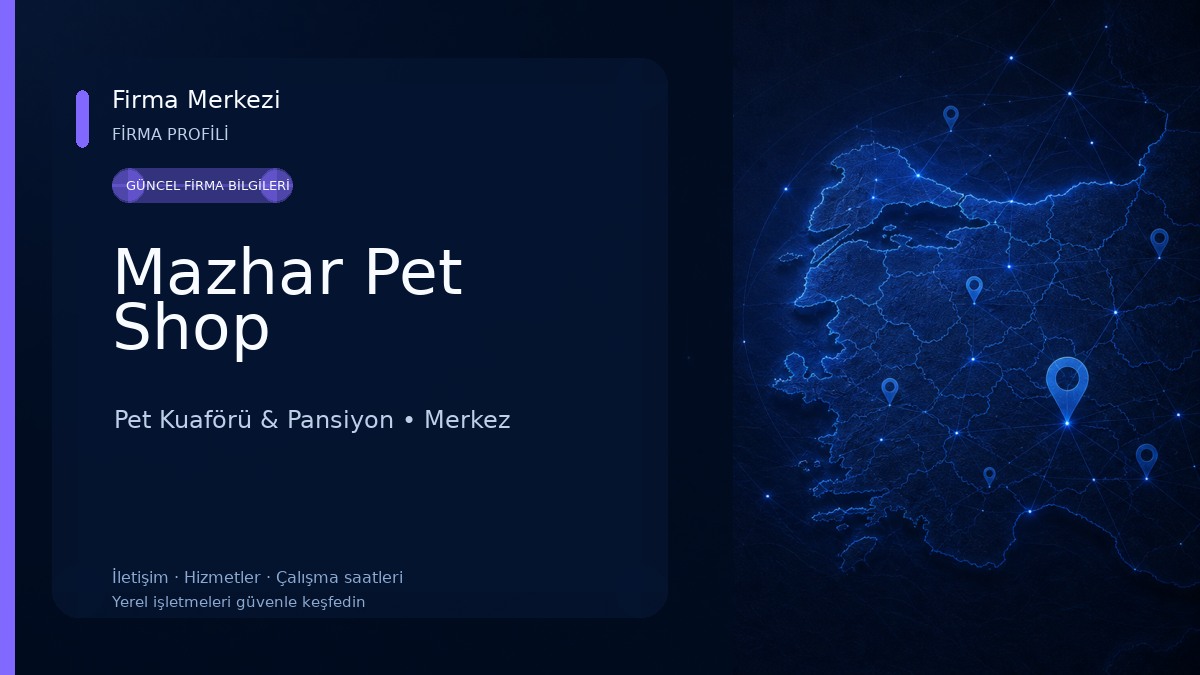 Mazhar Pet Shop Pet Kuaförü & Pansiyon