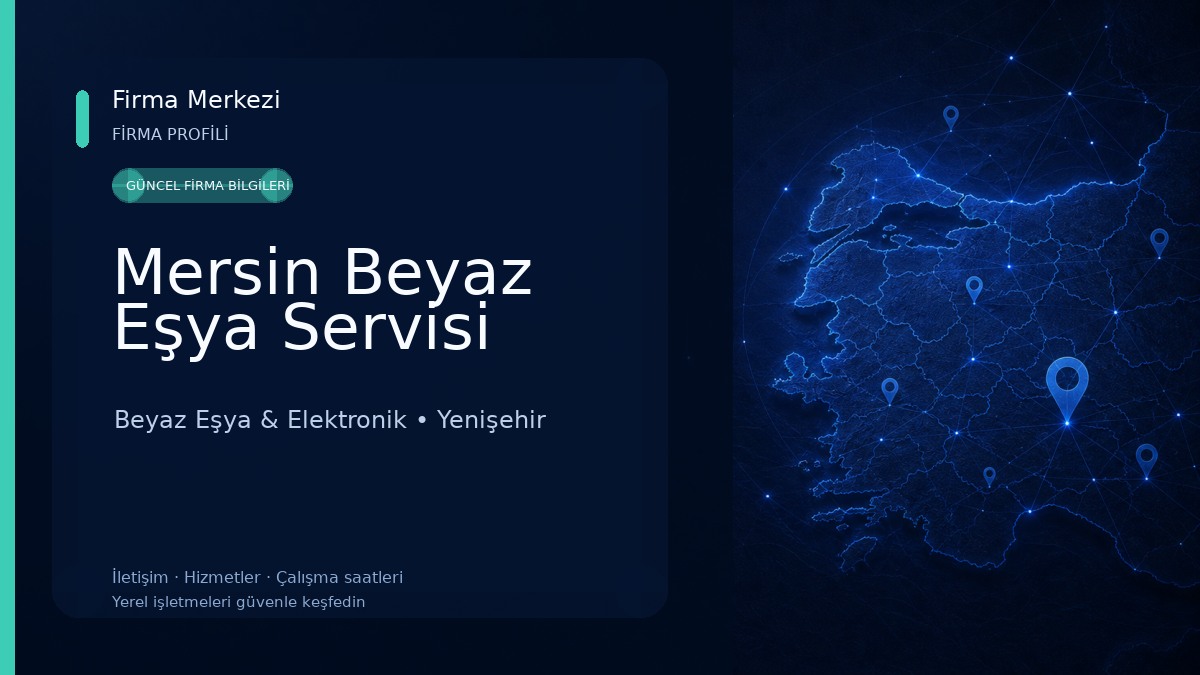 Mersin Beyaz Eşya Servisi Beyaz Eşya & Elektronik