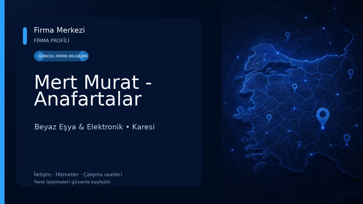 Mert Murat - Anafartalar Beyaz Eşya & Elektronik