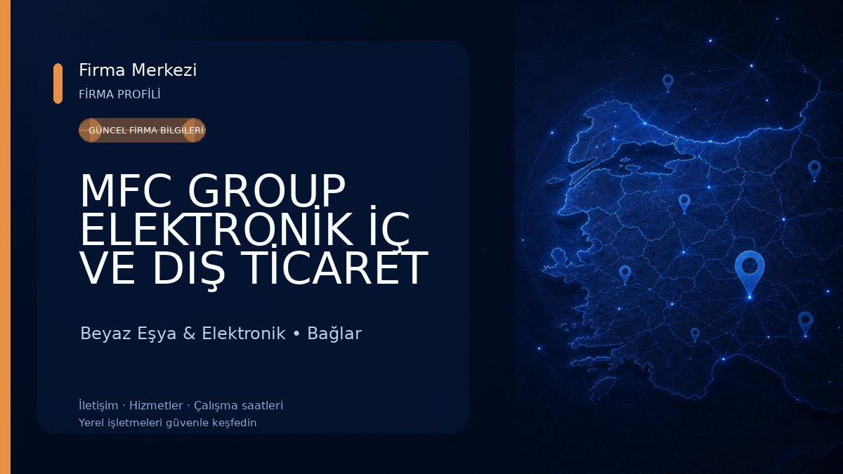 MFC GROUP ELEKTRONİK İÇ VE DIŞ TİCARET Beyaz Eşya & Elektronik