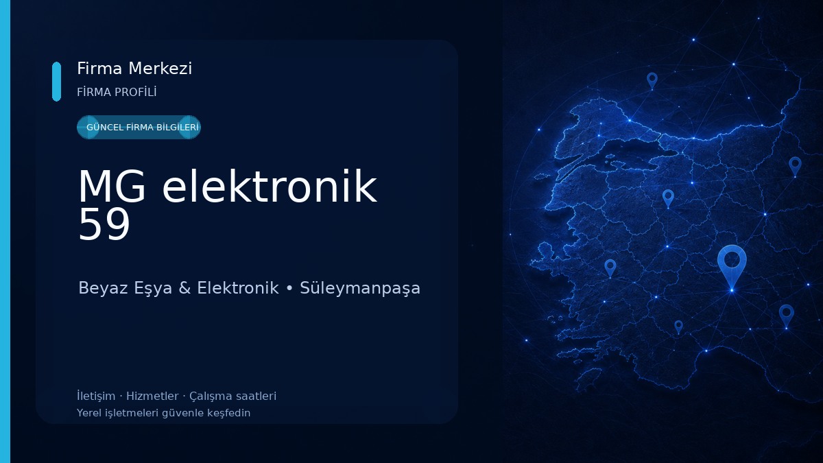 MG elektronik 59 Beyaz Eşya & Elektronik