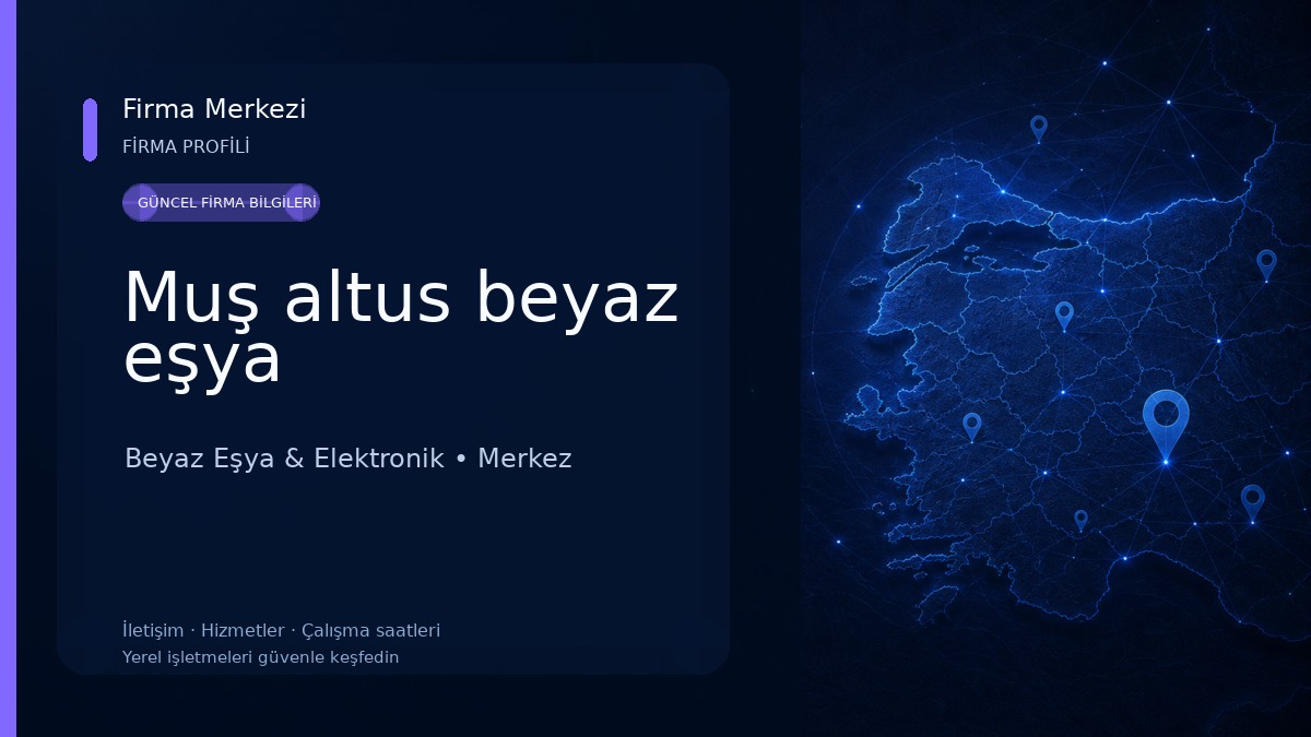 Muş altus beyaz eşya Beyaz Eşya & Elektronik