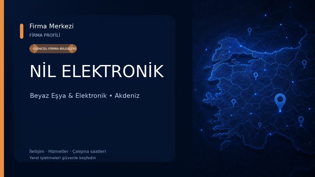 NİL ELEKTRONİK Beyaz Eşya & Elektronik