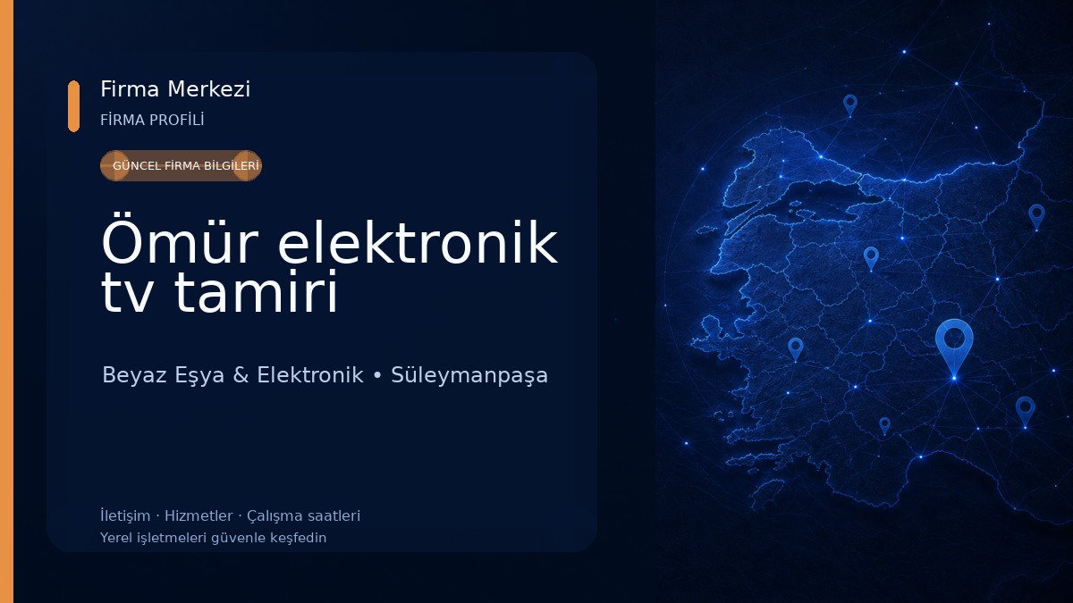 Ömür elektronik tv tamiri Beyaz Eşya & Elektronik
