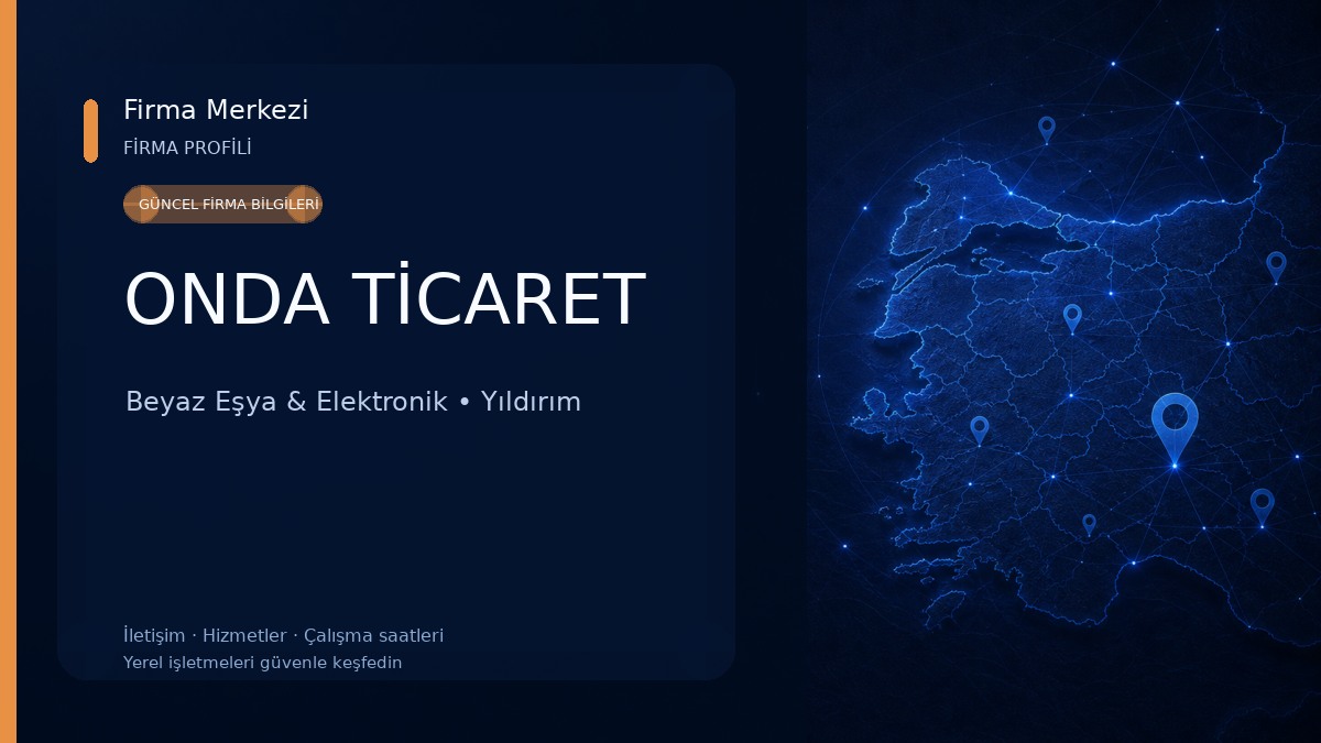 ONDA TİCARET Beyaz Eşya & Elektronik