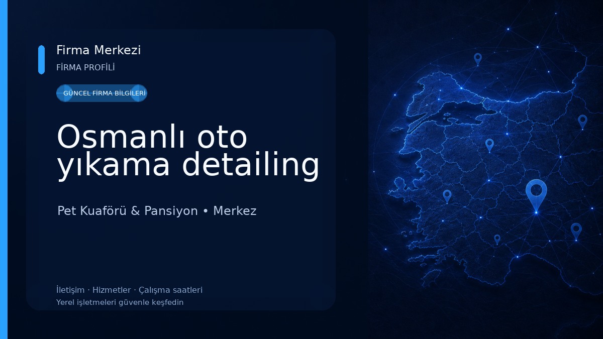 Osmanlı oto yıkama detailing 