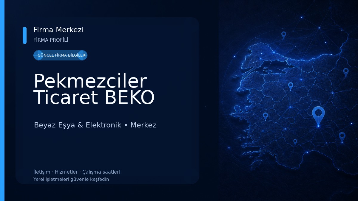 Pekmezciler Ticaret BEKO Beyaz Eşya & Elektronik