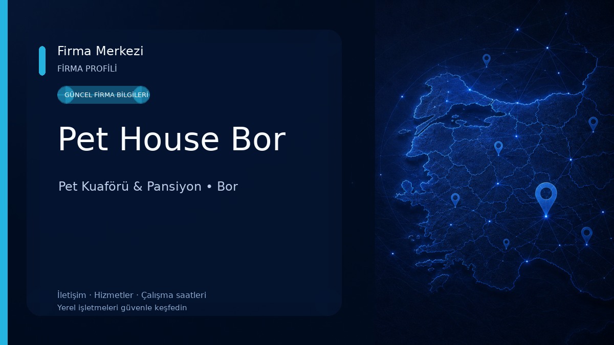 Pet House Bor Pet Kuaförü & Pansiyon